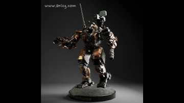 #게임그래픽 #로우폴리곤모델링 #메카닉모델링 #로봇모델링 김해울 마야반 수강생작 Nike-phoros 로봇 모델링