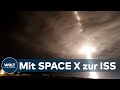 BILDERBUCHSTART: Deutscher Astronaut Maurer mit SpaceX Crew Dragon auf den Weg zur ISS | WELT Thema