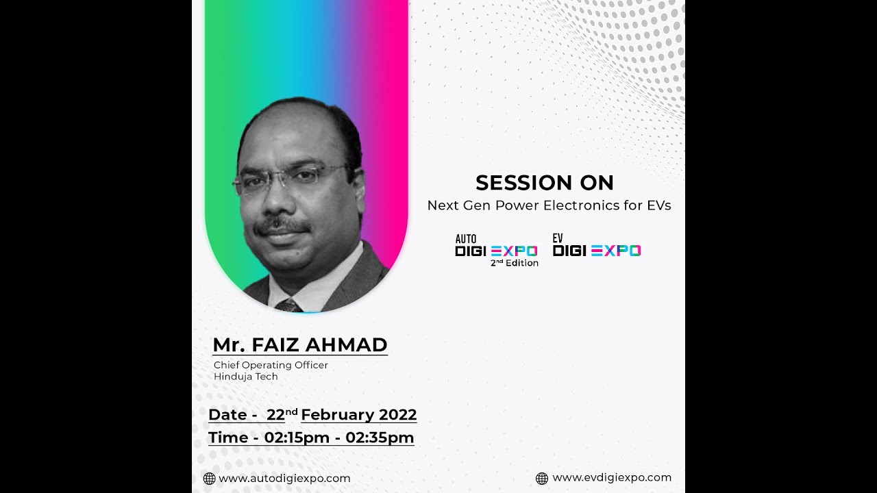M R Faiz Mr. Faiz Ahmad (Chief Operating Officer, Hinduja Tech) - YouTube