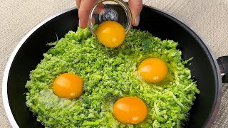 Just take EGGS and BROCCOLI! Incredibly delicious and healthy recipe in 10 minutes!