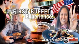 Download Lagu WE EAT AT THE HuHot Mongolian Grill BUFFET FOR THE FIRST TIME #filipinamarriedtoforeigner#lifeinUSA MP3
