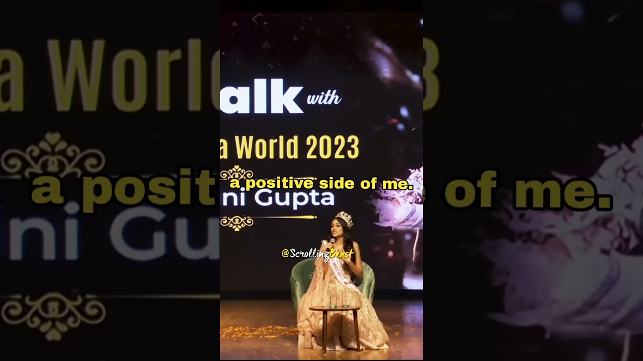 Just Dream and be passionated about it - Nandini Gupta Miss India 2023 🎯💯