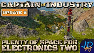 Plenty of space for Electronics two 🚛 Captain of Industry Update 2 🚜 Ep20 👷 Lets Play, Walkthrough