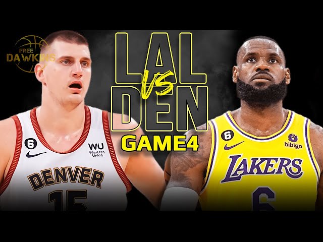 Final 3:04 WILD ENDING #1 Nuggets vs #7 Lakers - Game 4