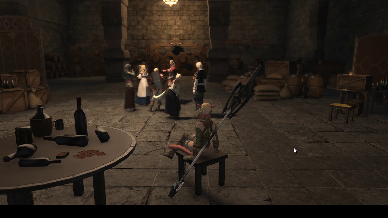 Thancred caught up with his ladies