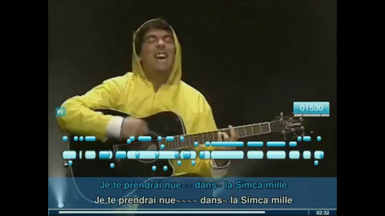 Je Te Prendrai Nu Dans La Simca 1000 Paroles