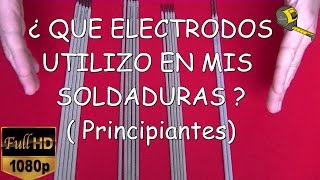 Types of welding electrodes