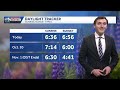 Sunny and cool Saturday, followed by Sunday rain in Vermont (09-19-26)