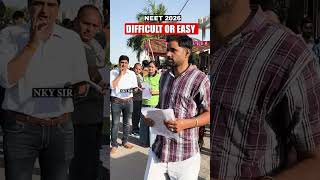 NEET 2026 Exam Easy or Tough? 😳 Students Honest Reaction 🔥 #shorts