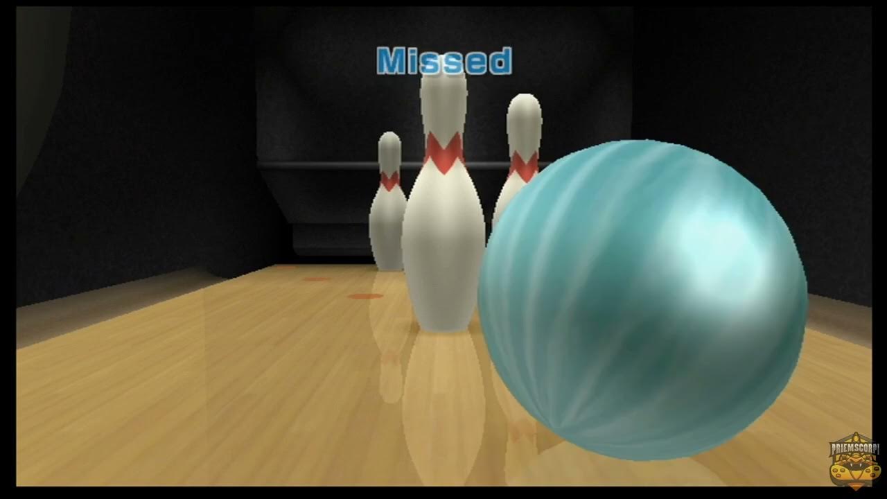 Wii Sports Wii Fitness Mode Part 8 Third Event Picking Up Spares Stage