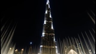 UAE National water dance dubai mall video