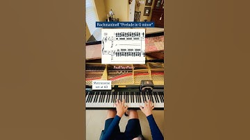 Piano Practice Progress - RACHMANINOFF “Prelude in G minor” w/Metronome (m. 23)