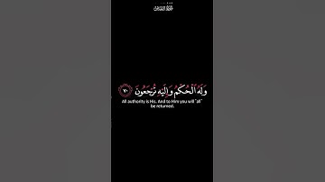 لا اله الا هو | كرومات شاشة سوداء القران الكريم | القارئ محمد صديق المنشاوي