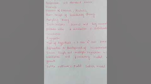 UNIT-9 Environmental statistical approach and modelling