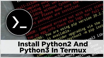 How To Install Python In Termux | Install Python2 And Python3 In Termux
