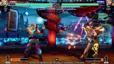 KOFXV Andy lands SICK SETUP!!!