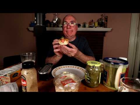 ASMR Grocery Haul Coney Island Hot Dog Steamer Mukbang