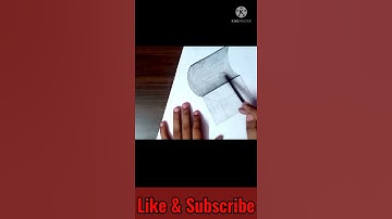 How to Draw a 3D Picture | 3D Art on Paper | 3D Drawing