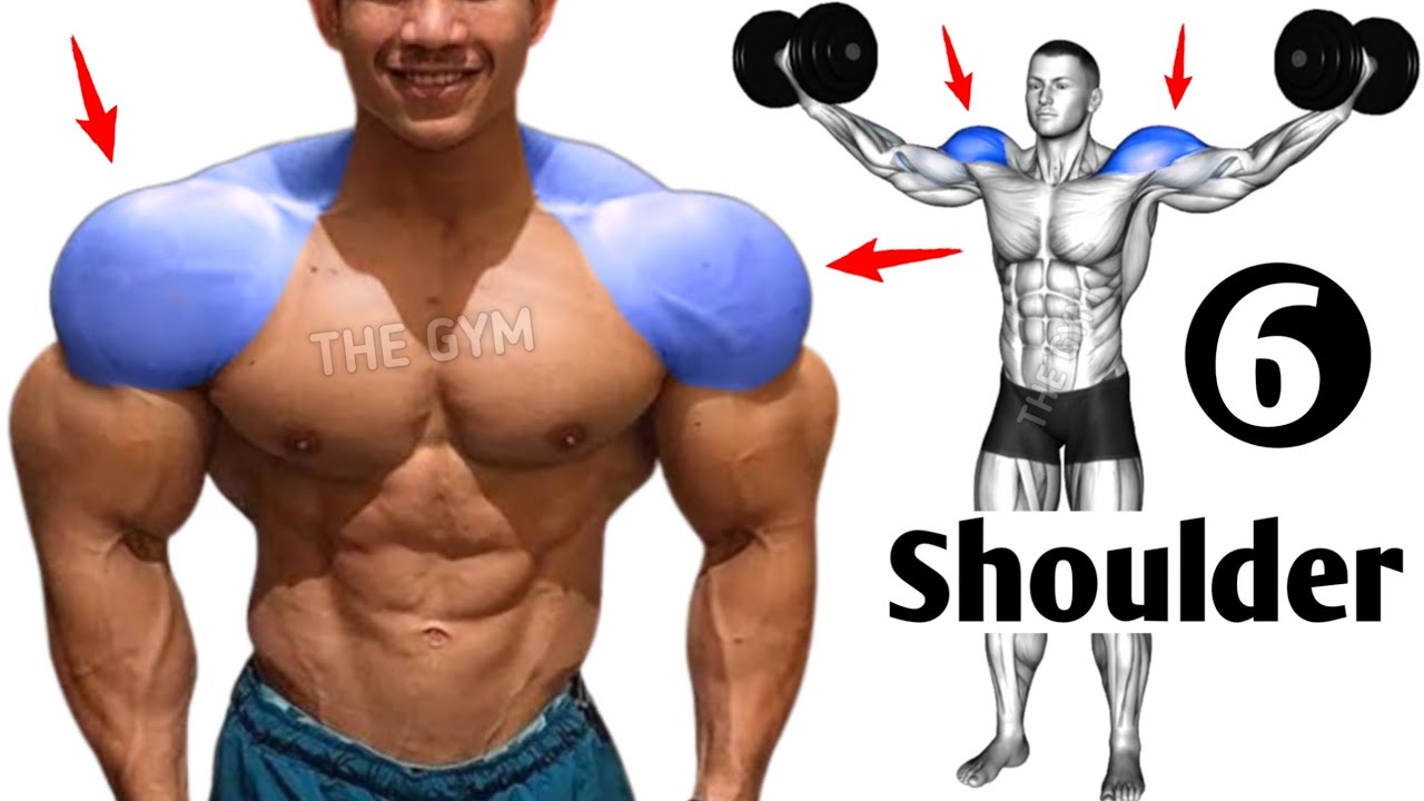 6 Shoulder Exercises to Build Bigger 3D Shoulders Fast - YouTube