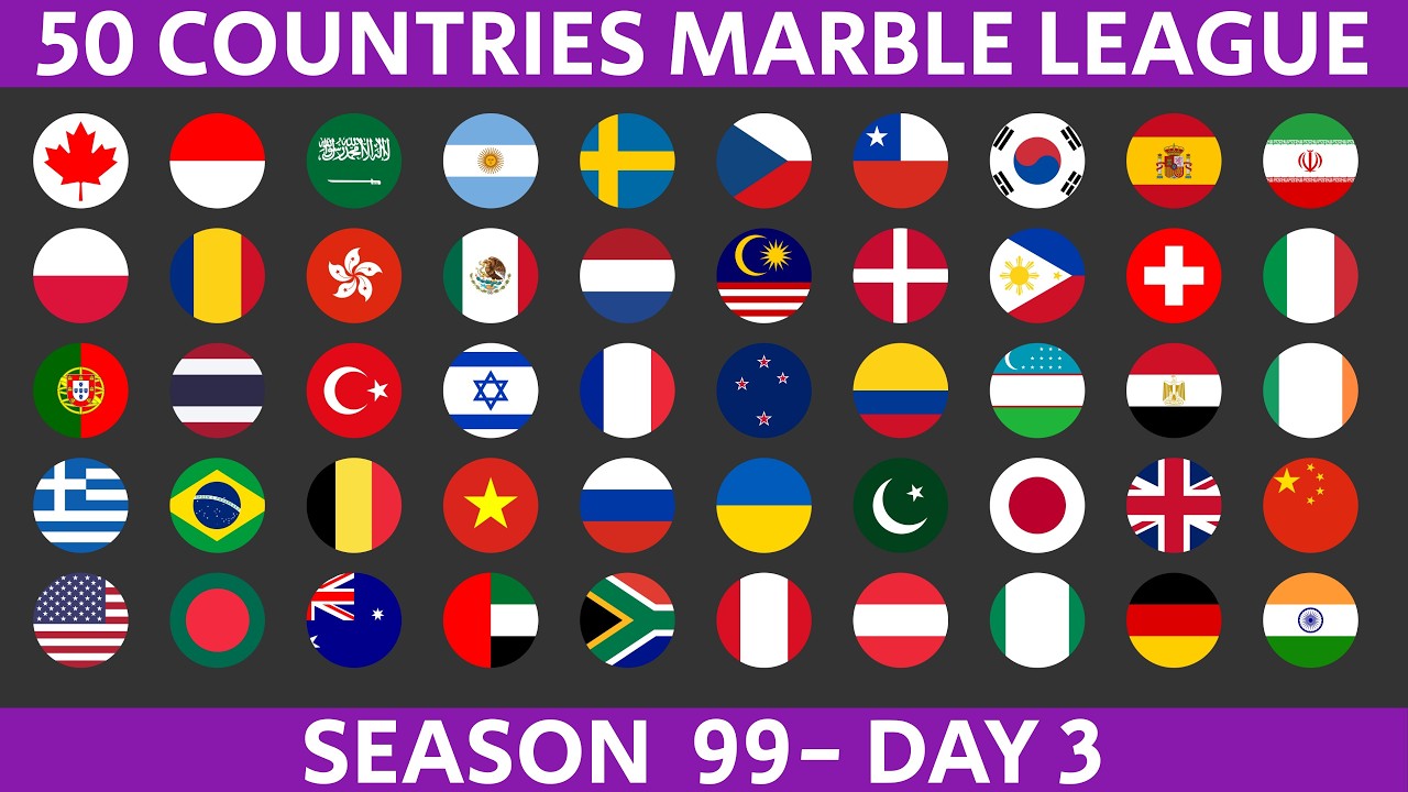 Лига мраморных гонок 50 стран, 99-й сезон, день 3/10. Мраморная гонка в Алгоду.