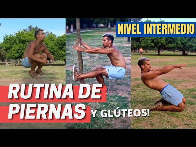#RUTINA de #CALISTENIA para #PIERNAS y #GLÚTEOS | NIVEL INTERMEDIO | Fuerza, potencia y resistencia