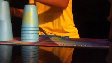 Cup Stacking 6.63 Seconds!!!!!