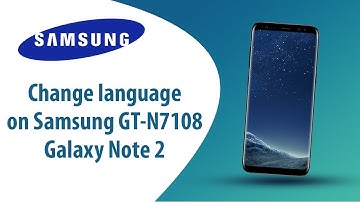 How to change language on Samsung Galaxy Note 2 GT-N7108?