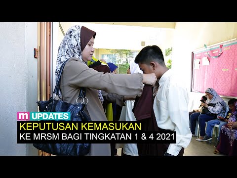 KEPUTUSAN TAWARAN KEMASUKAN KE MRSM BAGI TINGKATAN 1 & 4 TAHUN 2021