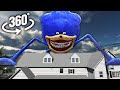 Shin Sonic Tapes in Village!  | 360° VR Animation