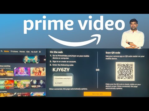 How to login Amazon Prime video account  id in Smart TV ?