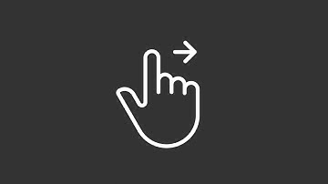 Animated move next white linear icon