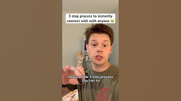 3 step process to instantly connect with anyone #connection #relationships #andrewgodwin
