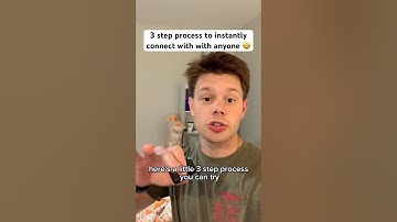3 step process to instantly connect with anyone #connection #relationships #andrewgodwin