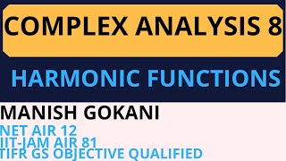 COMPLEX ANALYSIS 8 | HARMONIC FUNCTIONS