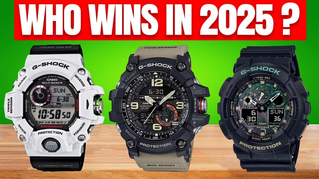 ТОП-5 лучших часов G-Shock 2025 года [не покупайте, не посмотрев это видео]