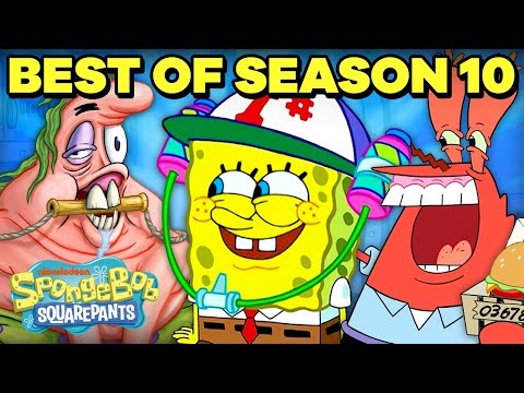 BEST of SpongeBob Season 10! (Part 2) 🏆 | 50 Minute Compilation | SpongeBob SquarePants