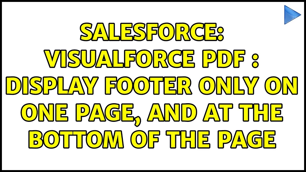 Salesforce Visualforce PDF Display Footer Only On One Page And At salesforce-visualforce-pdf-display-footer-only-on-one-page-and-at