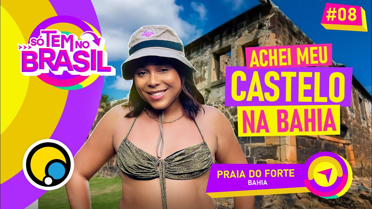 SÓ TEM NO BRASIL: DESBRAVANDO a PRAIA DO FORTE: BUGGY, BICITÁXI E CASTELO - T2EP8 | DiaTV