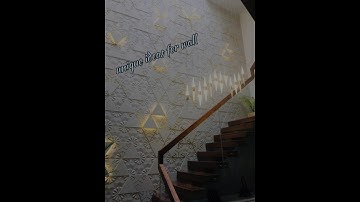 unique stairs wall designs