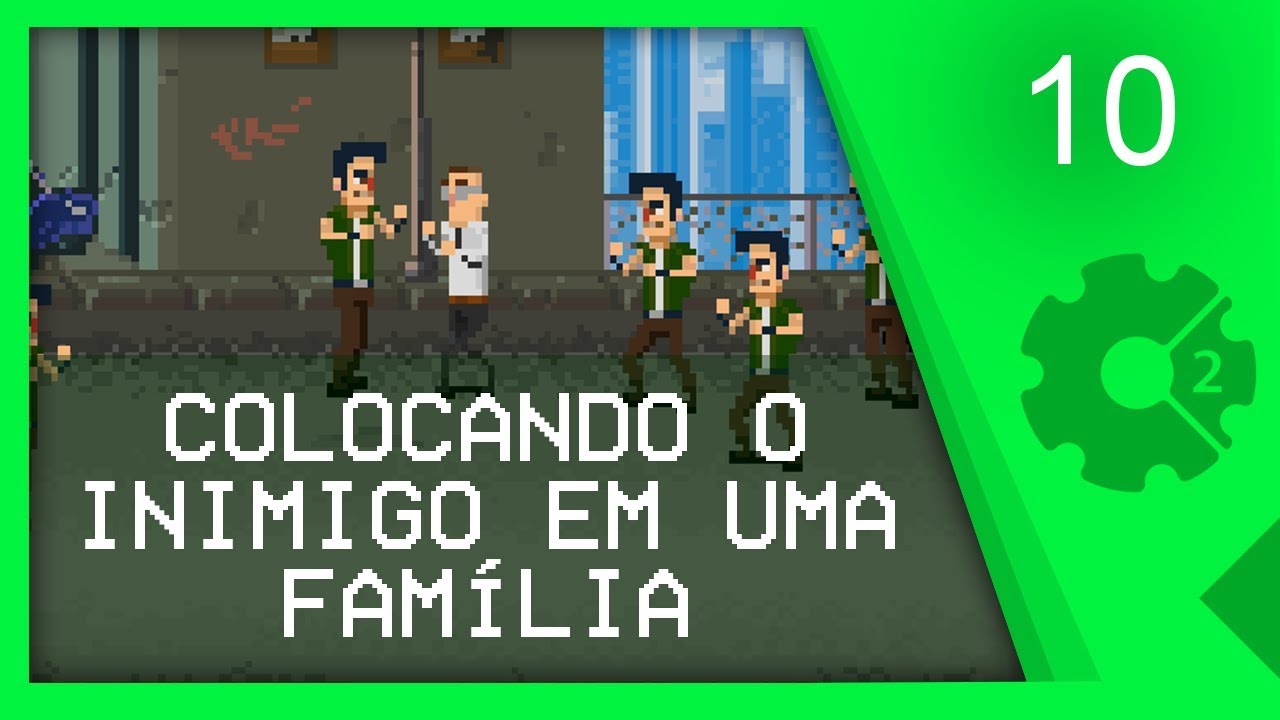 CORRINDO BUGS E CRIANDO FAMÍLIA DE INIMIGOS - Curso Beat'em Up / Brawler Aula 10 [CONSTRUCT 2]