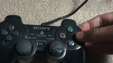 Pressing the circle button on a ps2 controller