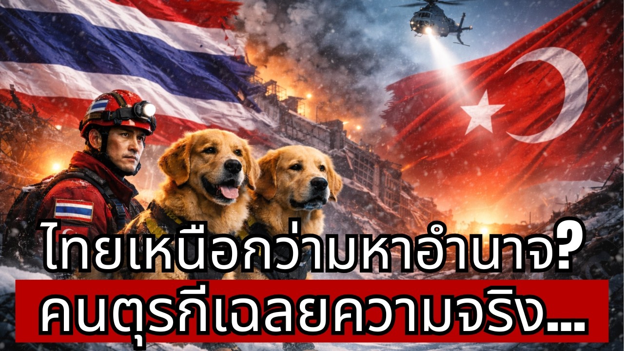 ไทยเล็กจริงหรือ? เมื่อทีมกู้ภัยไทยทำสิ่งที่มหาอำนาจ 