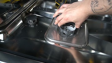 Dishwasher Whirlpool W7F HP43 X - How to Remove and Clean Filter | Clean the Dishwasher Filter