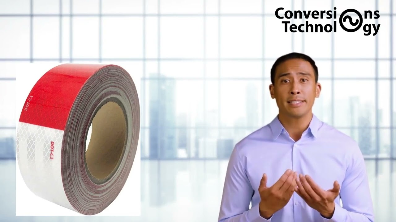 Stay Safe with Dot-C2 Reflective Tape from Conversions Technology - Enhance Your Visibility