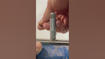 How to make a spring with wire #shorts