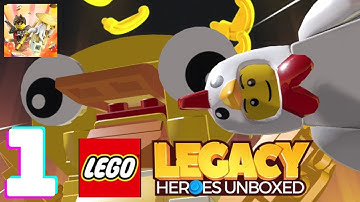 LEGO Legacy: Heroes Unboxed - Gameplay Walkthough - Tutorial (Android, iOS)