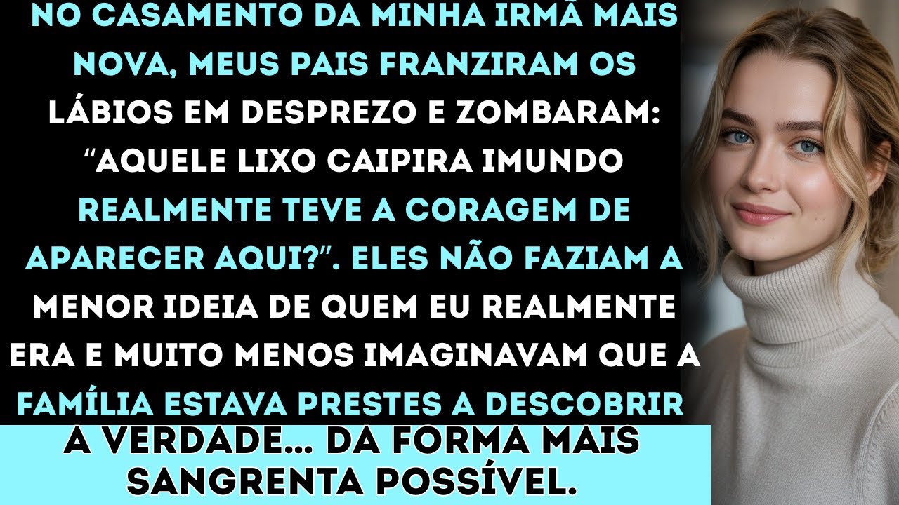 No casamento da minha irmã, meus pais zombaram de mim até que uma verdade veio à tona e tudo....