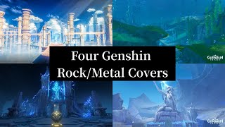 The 4-in-1 Genshin Impact Covers Special || Genshin Rock/Metal
