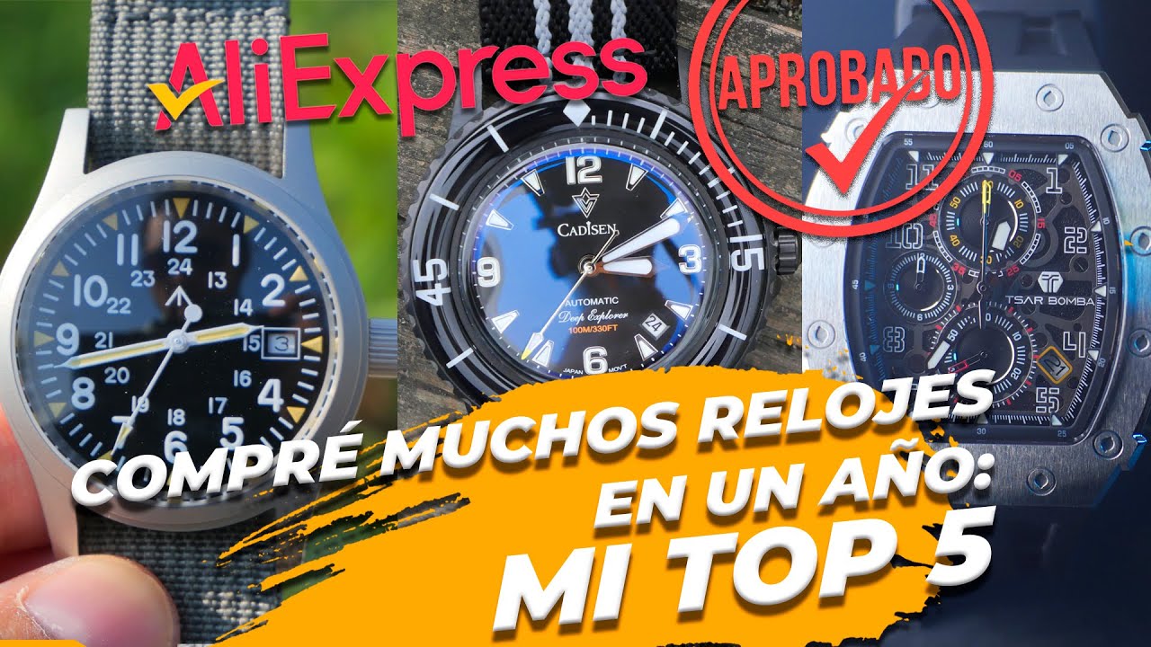 Gasté MUCHO DINERO en AliExpress comprando relojes por un año: Mi Top 5 definitivo 