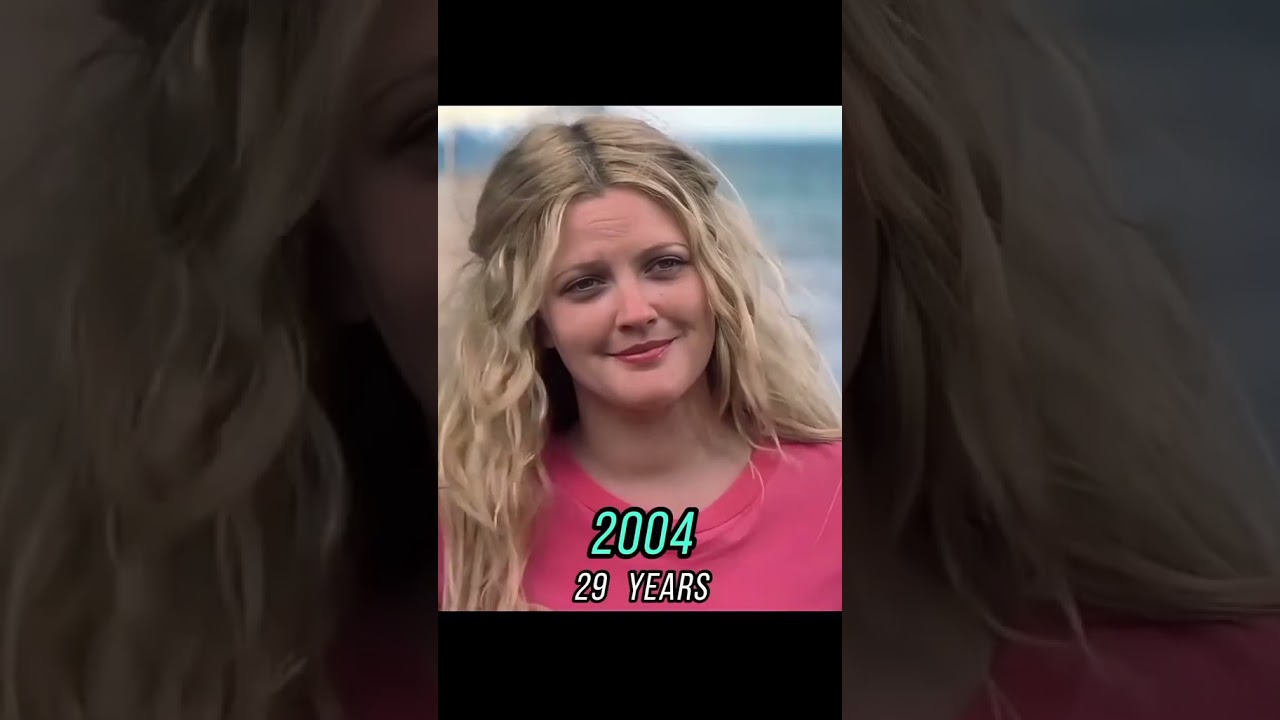 Drew Barrymore Then and Now 